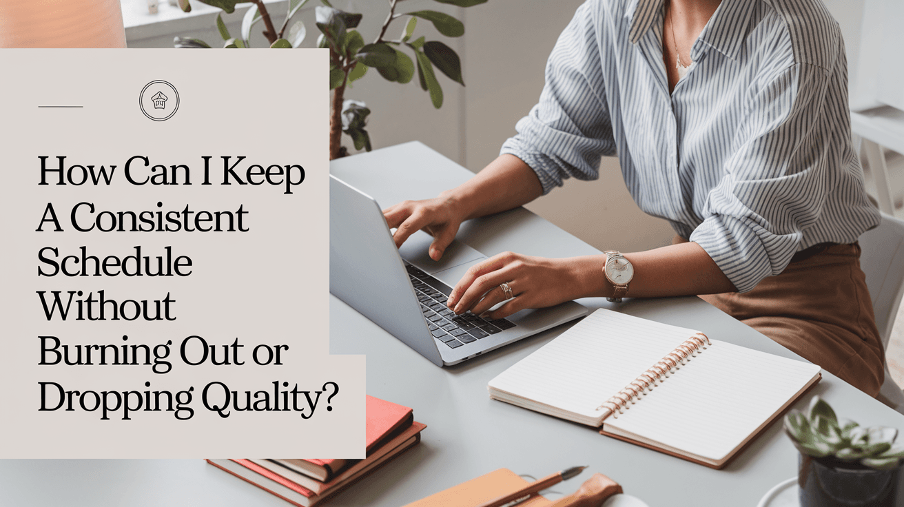 Consistent Content Schedule: Keep Quality, Skip Burnout