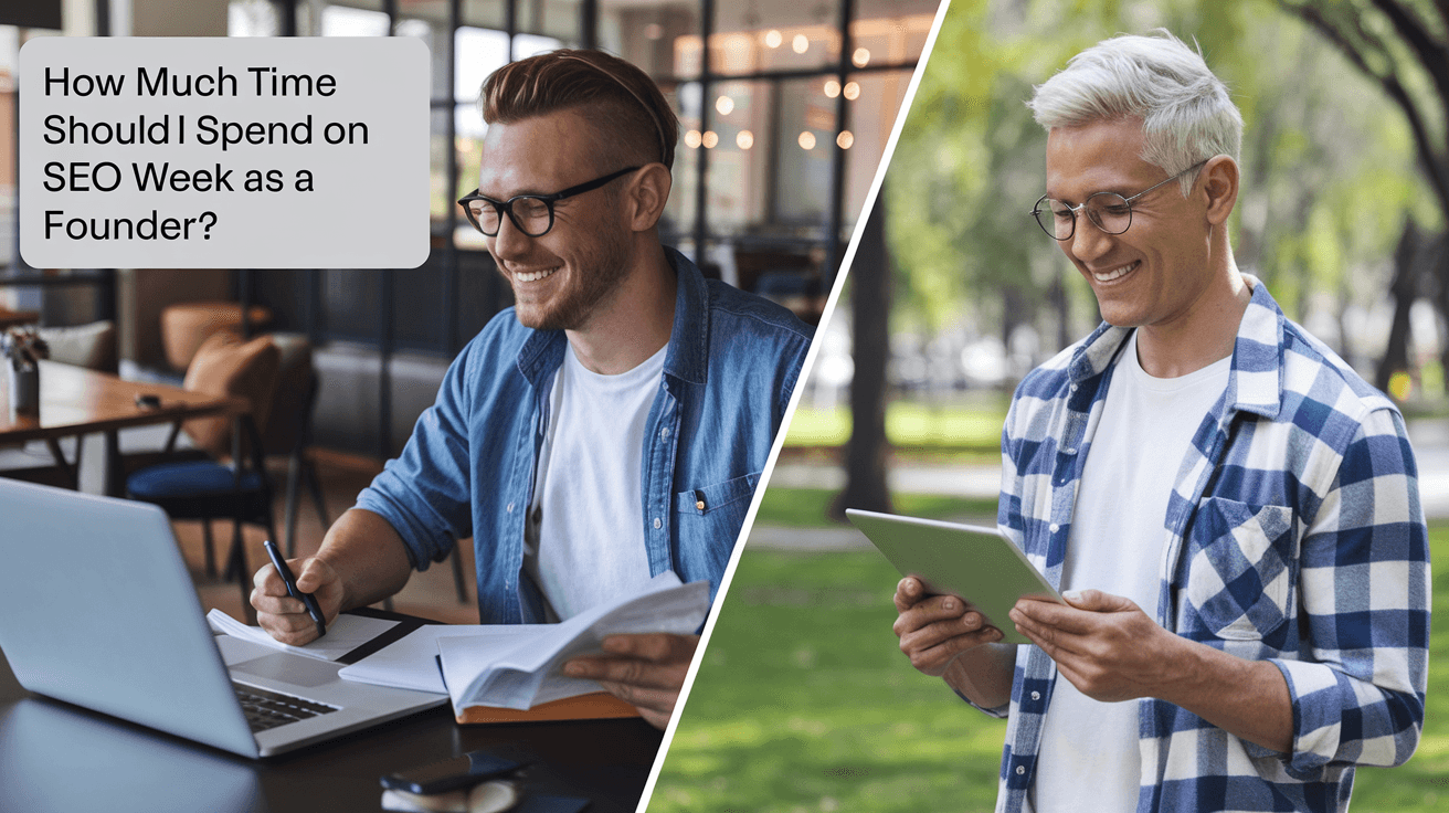 How Much Time on SEO Per Week Should Founders Spend?