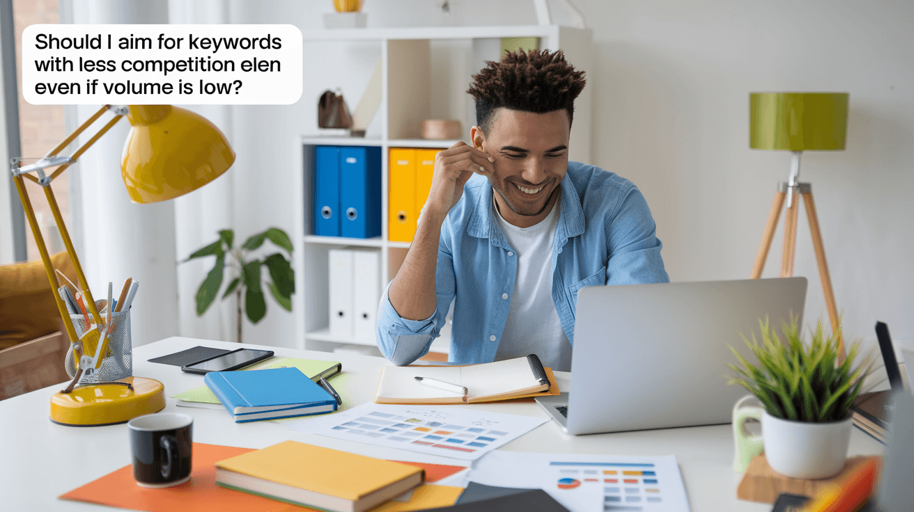 Should I Aim for Low Volume Low Competition Keywords?