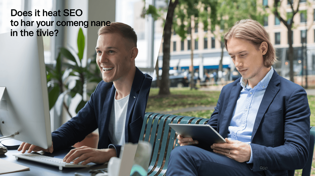 Does It Help SEO to Have Your Company Name in the Title?